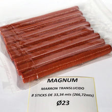 Cargar imagen en el visor de la galería, Pack Tripas Hot Dog, Magnum Calibre 23 8 sticks de 33,34mts